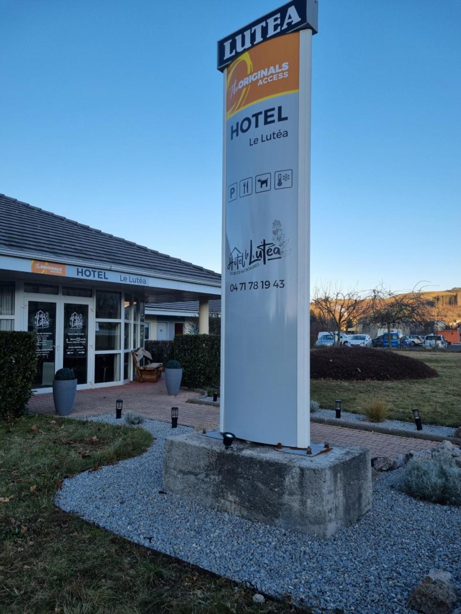 The Originals Access, Hotel Le Lutea Riom-ès-Montagne Exterior foto